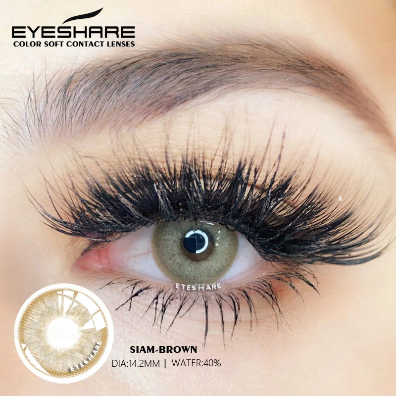 eyeshare natural color lens eyes 2pcs color contact lenses for eyes blue gray color lens yearly beauty cosmetic contact lens eye free global shipping