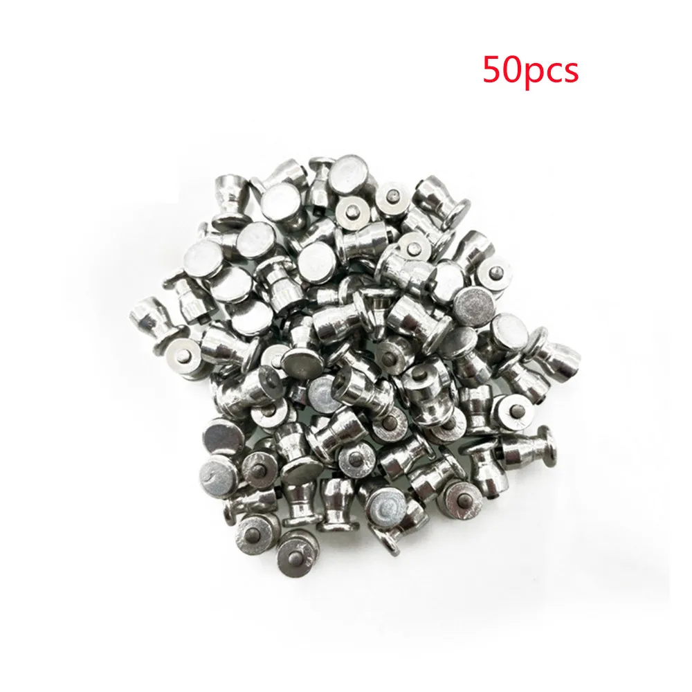 

50 шт. шипы для автомобильных шин зимние наконечники винтовые шипы для обуви противоскользящие для автомобиля мотоцикла SUV ATV грузовика 8x0 мм