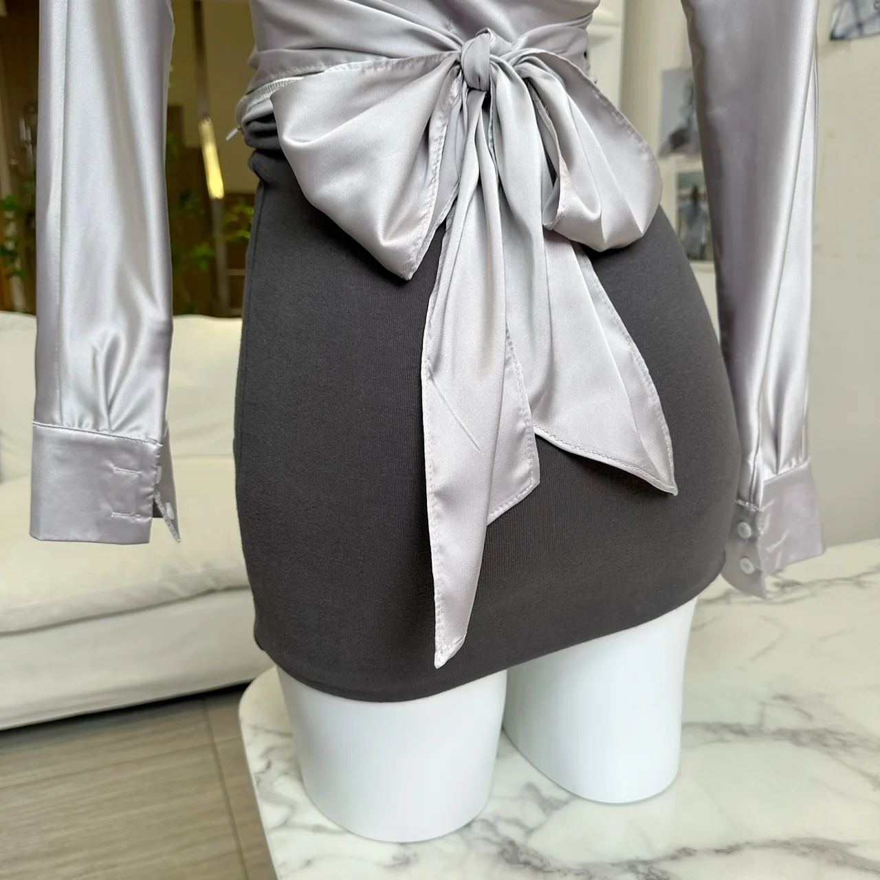 Стильные атласные топы со шнуровкой корейская мода элегантная пикантная и