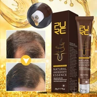 purc natural hair growth oil prevent hair loss treatment massage roller ginger extract hair scalp care essence for men women