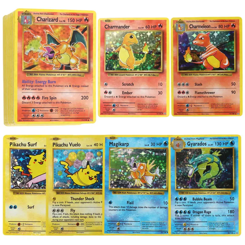 1996 г., 1-е издание, карты памяти Pokemon Foil, Charizard blastise Venusaur Mewtwo, Коллекция игр, прокси-карты PTCG 1996 г., 1-е издание, карты памяти Pokemon Foil, Charizard blastise Venusaur Mewtwo, Коллекция игр, прокси-карты PTCG