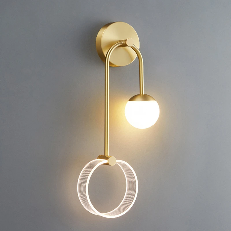 Современный светодиодный настенный светильник домашний декор прикроватный для