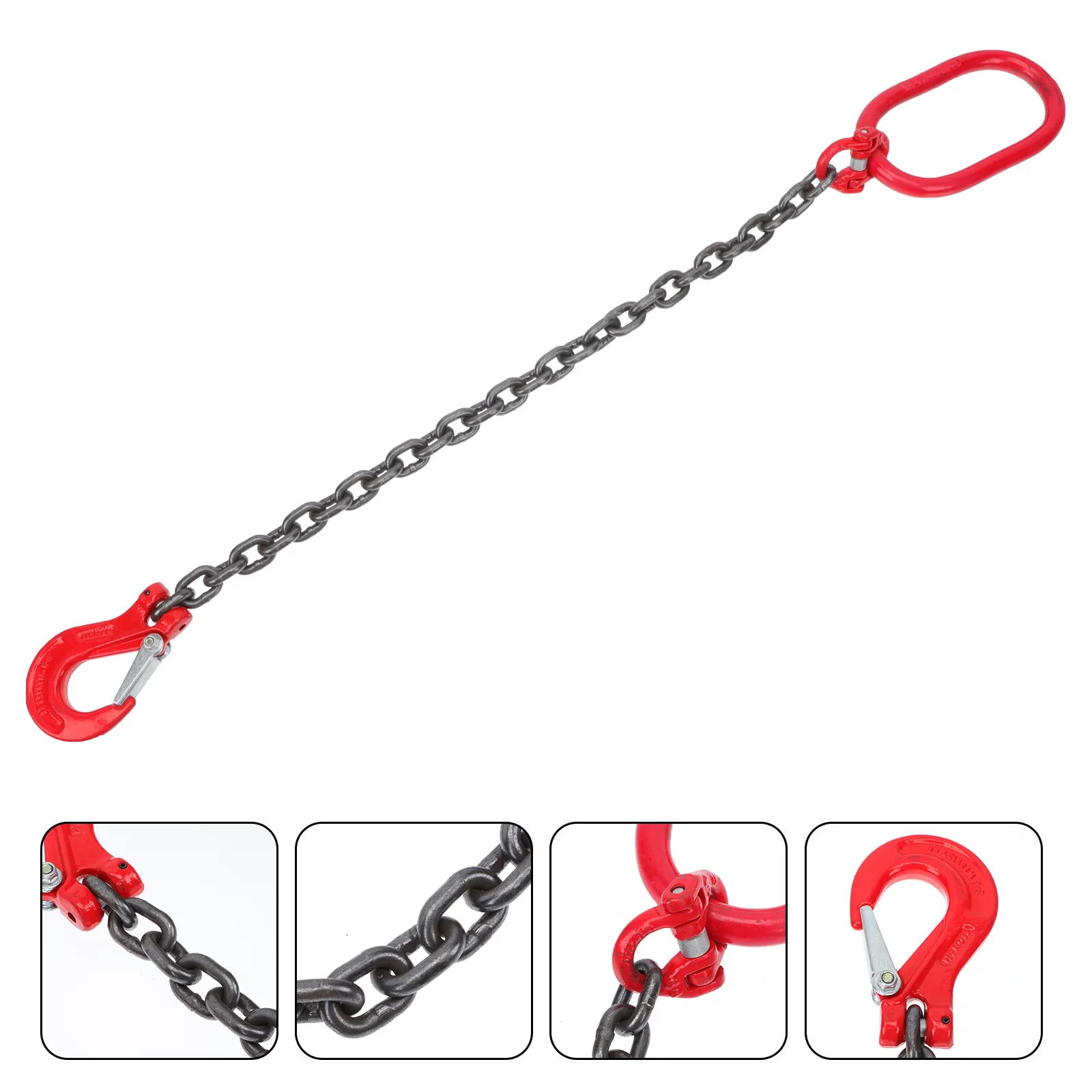

Chain Slings Lift Chain with Grab Hooks Lifting Sling Chains 1 Ton Capacity
