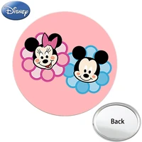 disney kawaii cute minnie mickey mouse pocket mirrors lovely vanity cosmetic compact portable makeup mirrors ultra thin mik53