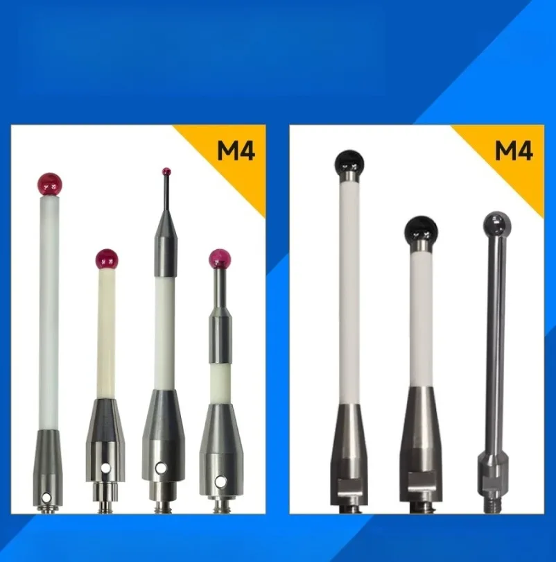Фото Измерительный щуп 6.0*100 TC50 TC60 для станков, высокоточный, 6.0 мм, с рубиновым керамическим стержнем, тестовая головка для деталей BLUM №1