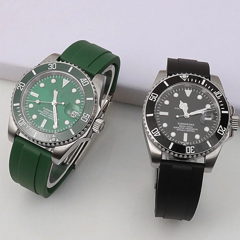 Ремешок силиконовый для часов резиновый сменный Браслет из ТПУ дайвинга Rolex GMT