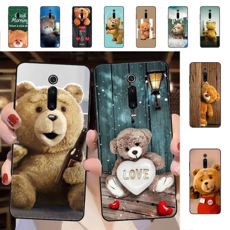 

Ted Bear Phone Case for Redmi 5 6 7 8 9 A 5plus K20 4X S2 GO 6 K30 pro