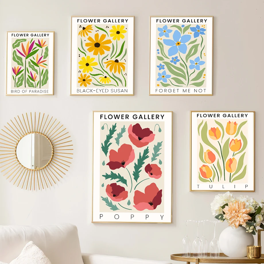 Печать на холсте &quotБотанический цветочный рынок&quot BESTEN