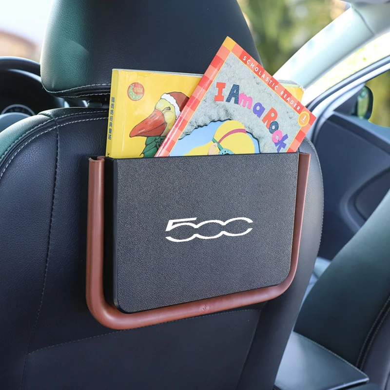 

Car rear seat storage box trash can organizers For Fiat 500 Aygo Bravo Punto auto parts
