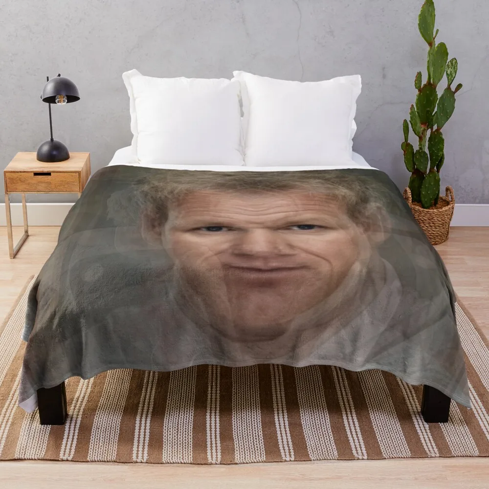 

Gordon Ramsay Portrait Throw Blanket fur blanket