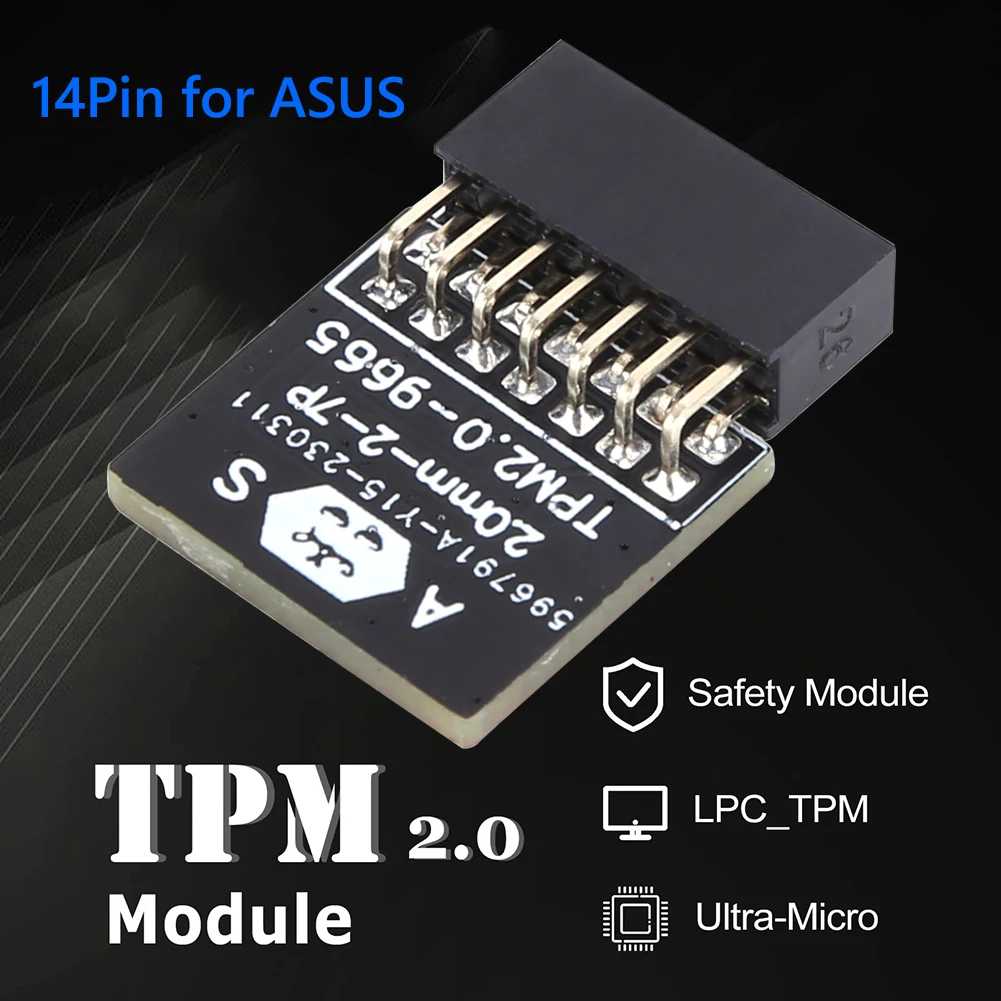 

Модуль безопасности шифрования TPM 2,0, интерфейсная плата LPC, удаленная карта, шифрованный модуль шифрования информации для ASUS/MSI/ASRock