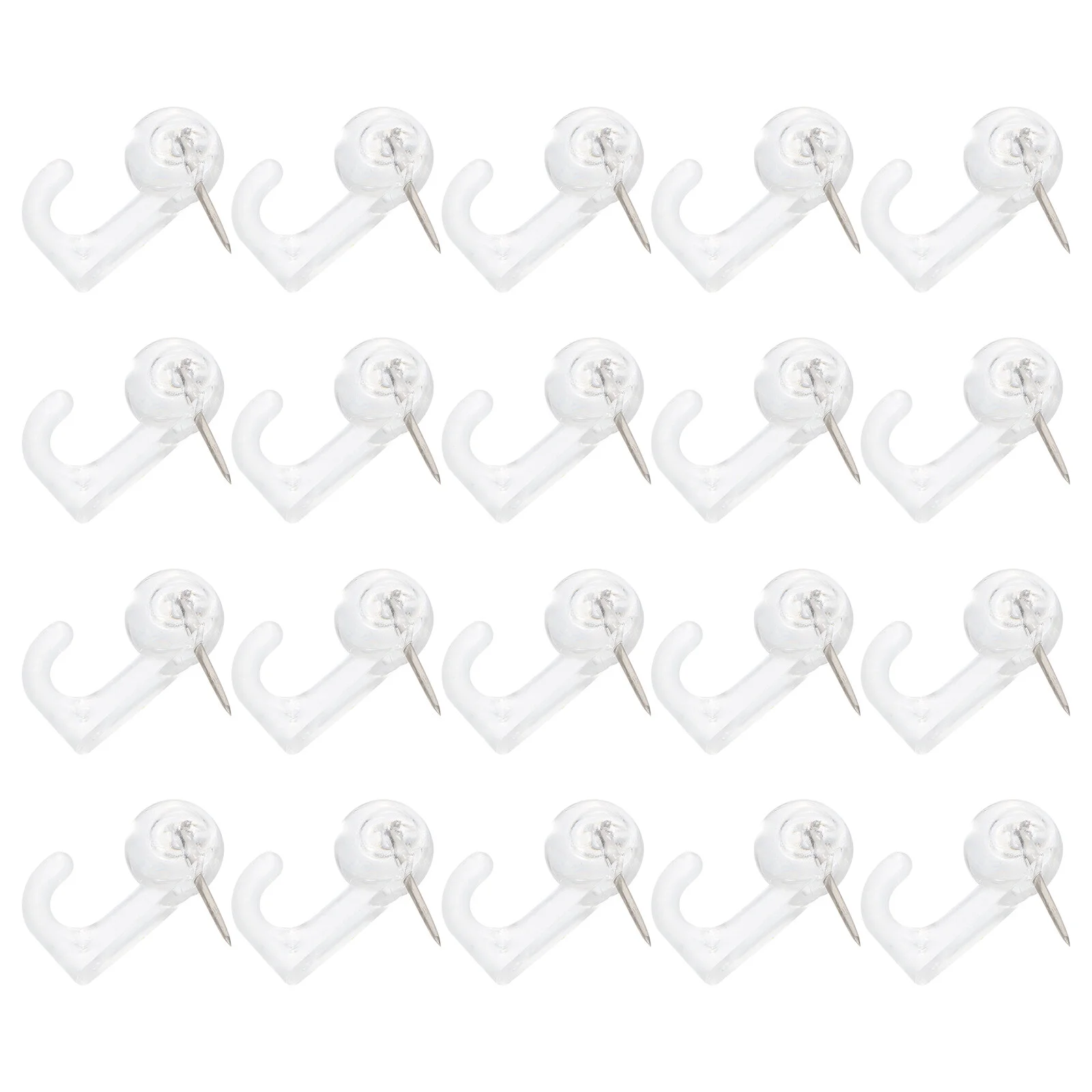 

50 Pcs Office Decor Nail Pushpin Hook Map Marking Nails Style Manual Plastic Pushpins DIY Alloy Photo Fixing
