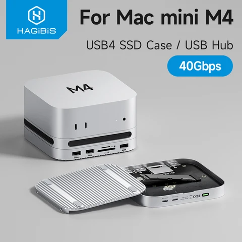 Hagibis USB C концентратор для Mac mini M4/M4 Pro