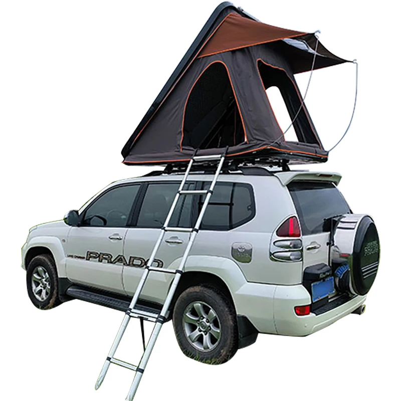 

Triangle Waterproof Side Open Large Size Hardshell Car Roof Tent Outdoor Camping Roof Top Tent