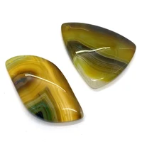 agate pendants set natural stone reiki meditation amulet stone for jewelry diy making necklace charms accessories striped agate