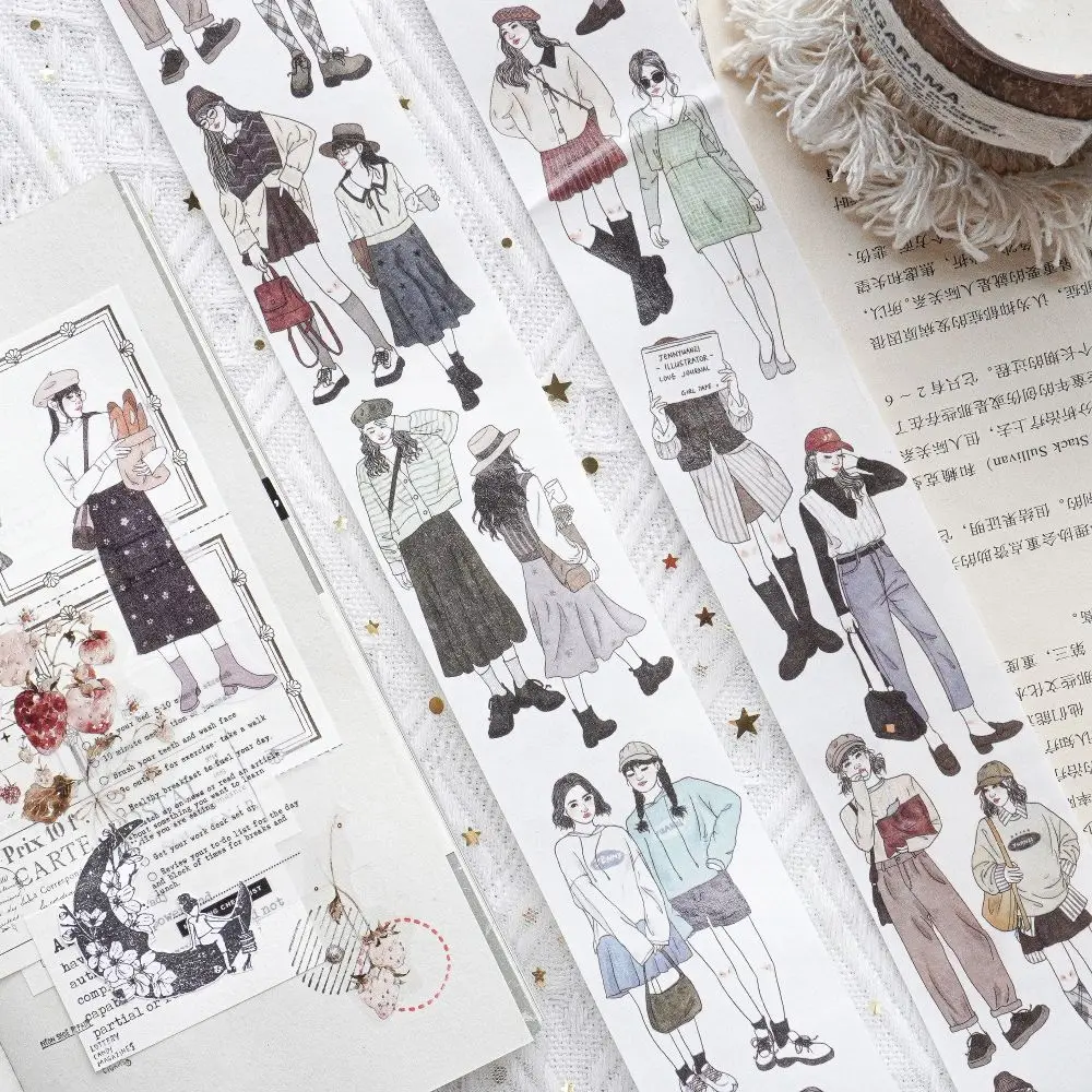 

10m Vintage Style Fashion Girls Washi Tape Kawaii