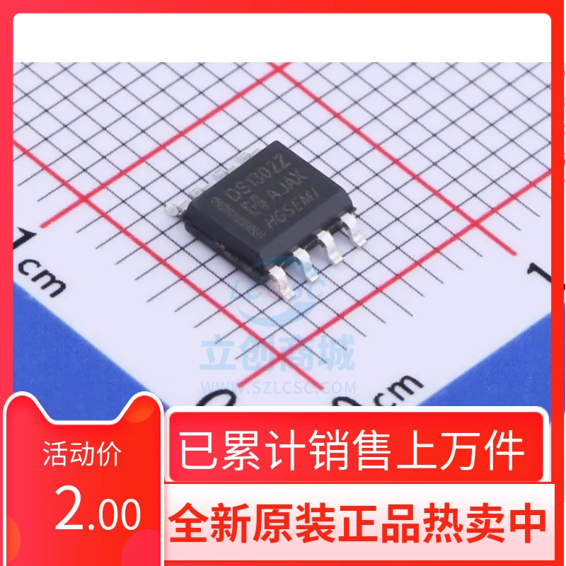

Original SMD DS1302Z+T&R SOIC-8 CloCk/Calendar I2C Interface Charging Timing