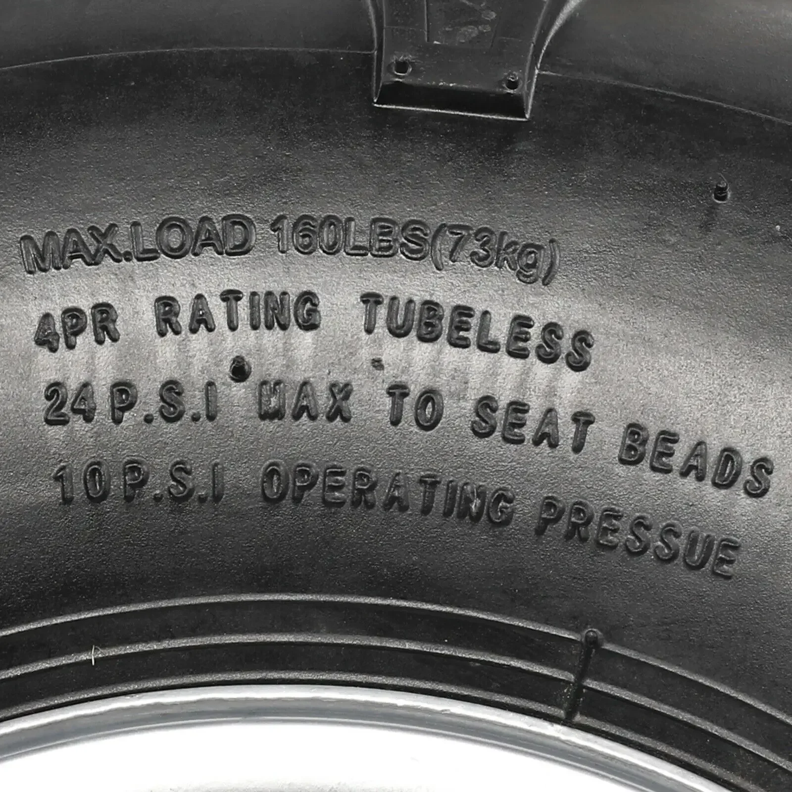 2 упаковки гоночных шин 16x8-7 дюймов обод колеса подходит для ATV Quad Bike Buggy Go Kart Golf Cart