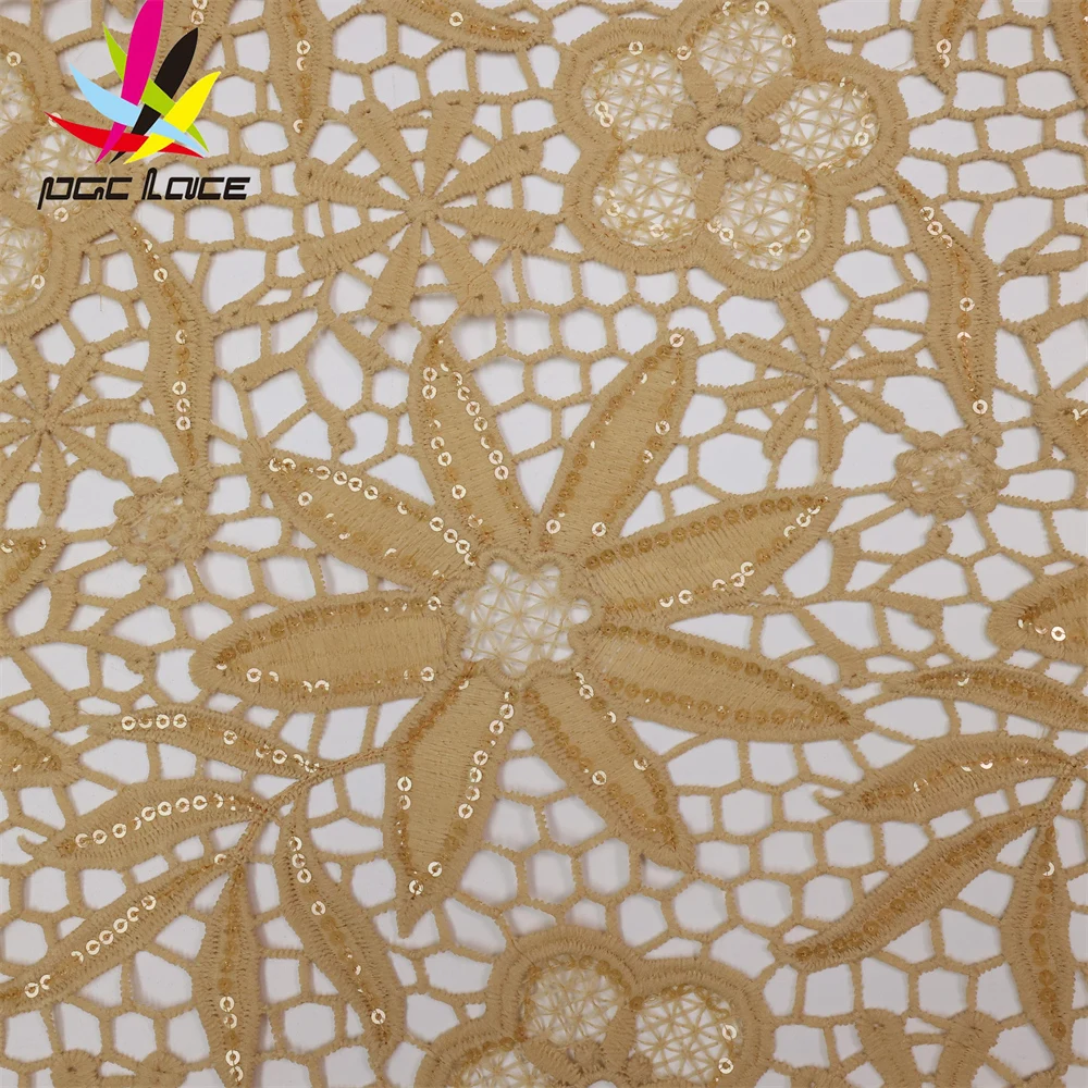 Африканский гипюр кружевная ткань 2022 Высококачественная нигерийская