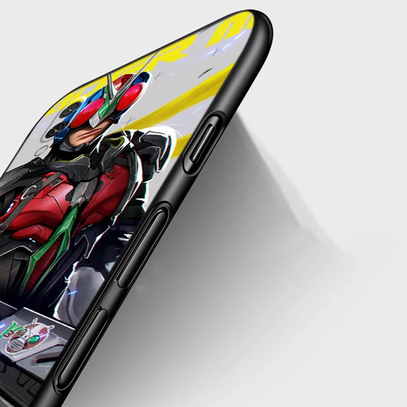 Модный классический Чехол Bandai Kamen Rider для телефона Xiaomi Mi 11 Lite POCO X3 Pro GT NFC M3 ЧЕРНЫЙ