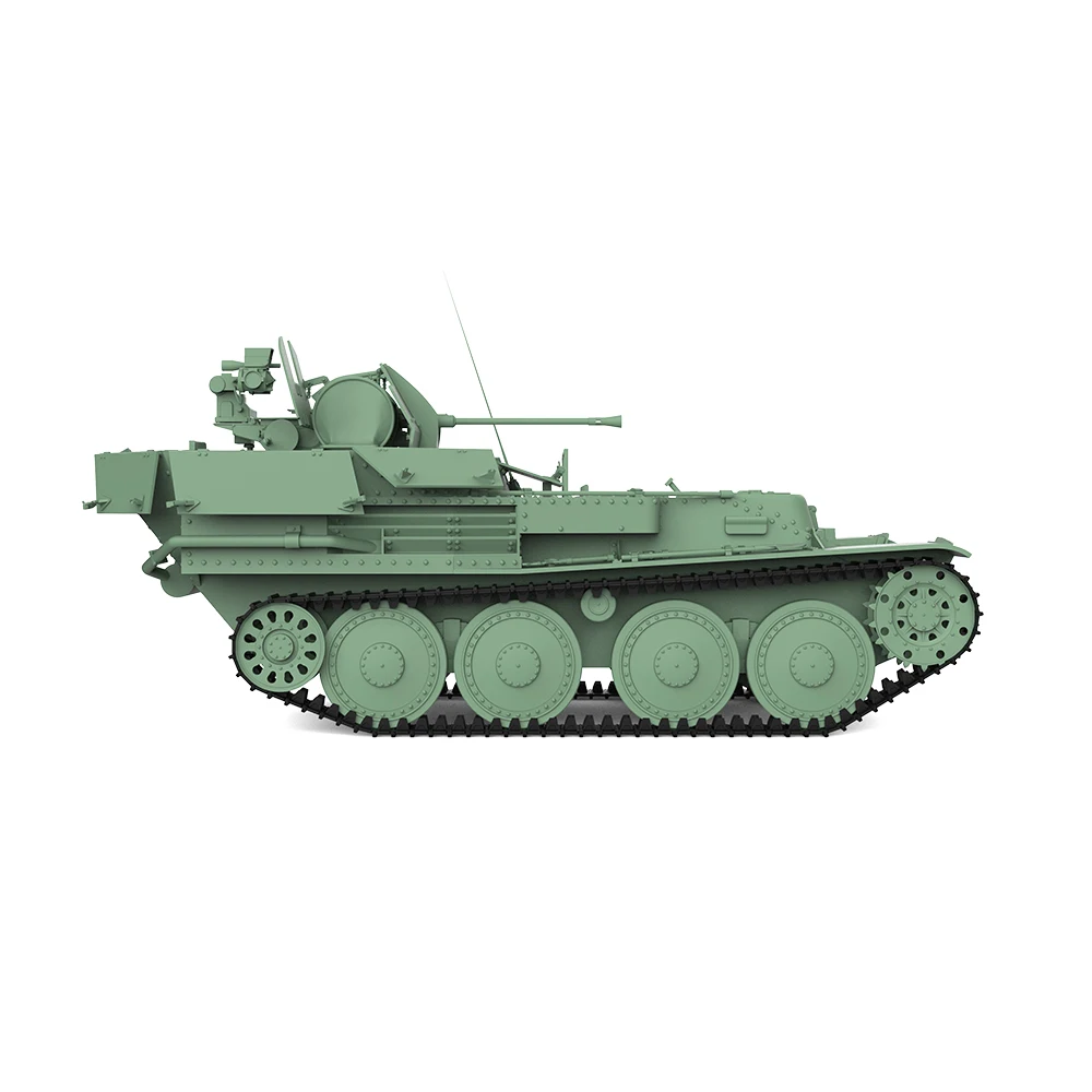 SSMODEL SS87727 Комплект военной модели железной дороги в масштабе 1/87 HO немецкий танк 38T