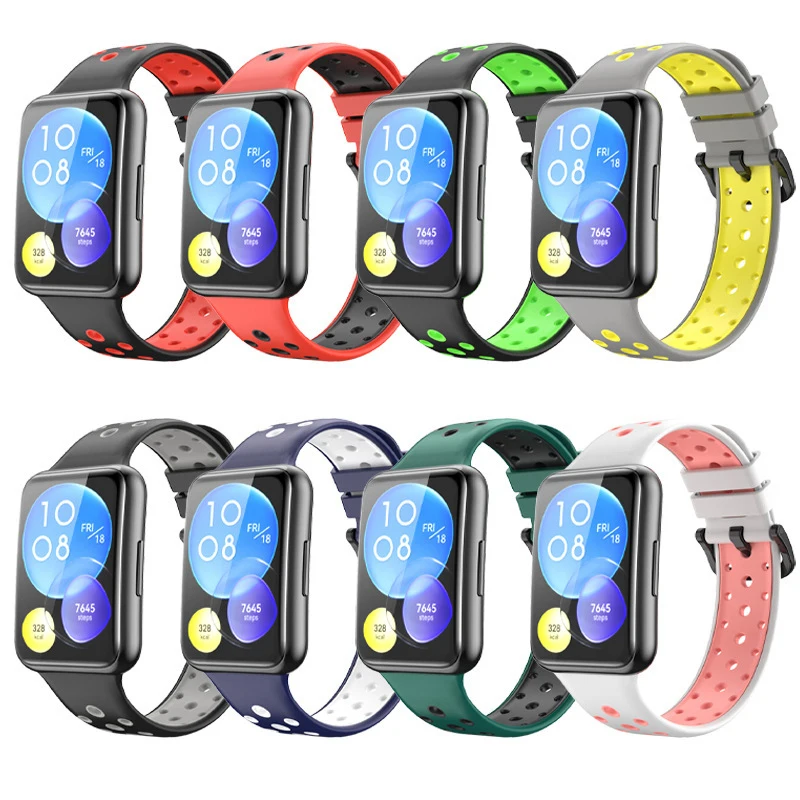 

Band For Huawei Watch FIT 2 Strap smartwatch correa Wristband Breathable Sport Silicone bracelet Huawei watch fit2 Accessories