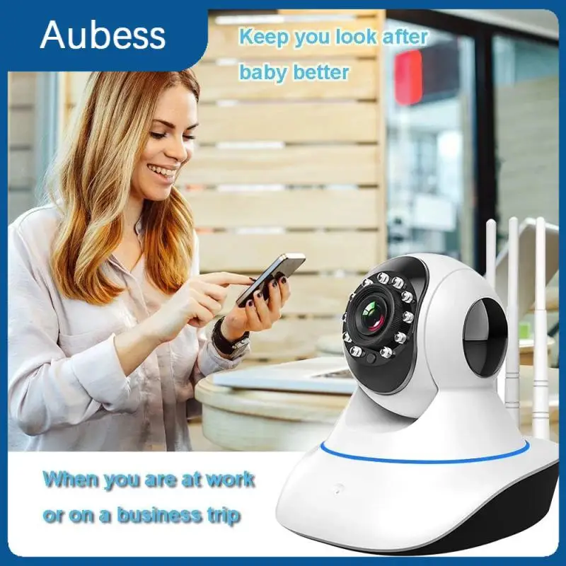 

Беспроводная камера с автоматическим отслеживанием, инфракрасная камера ночного видения для домашней безопасности, 1080p, Wi-Fi, Ptz, Ip-камера 1,3 МП, Роботизированная камера для умного дома