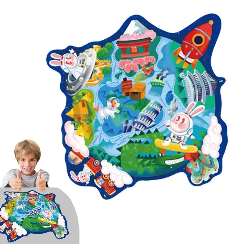 

Toddler Puzzles Paper Jigsaws Animals Set 150 Pieces Learning & Education Toy For Kids Raising Children Imagination