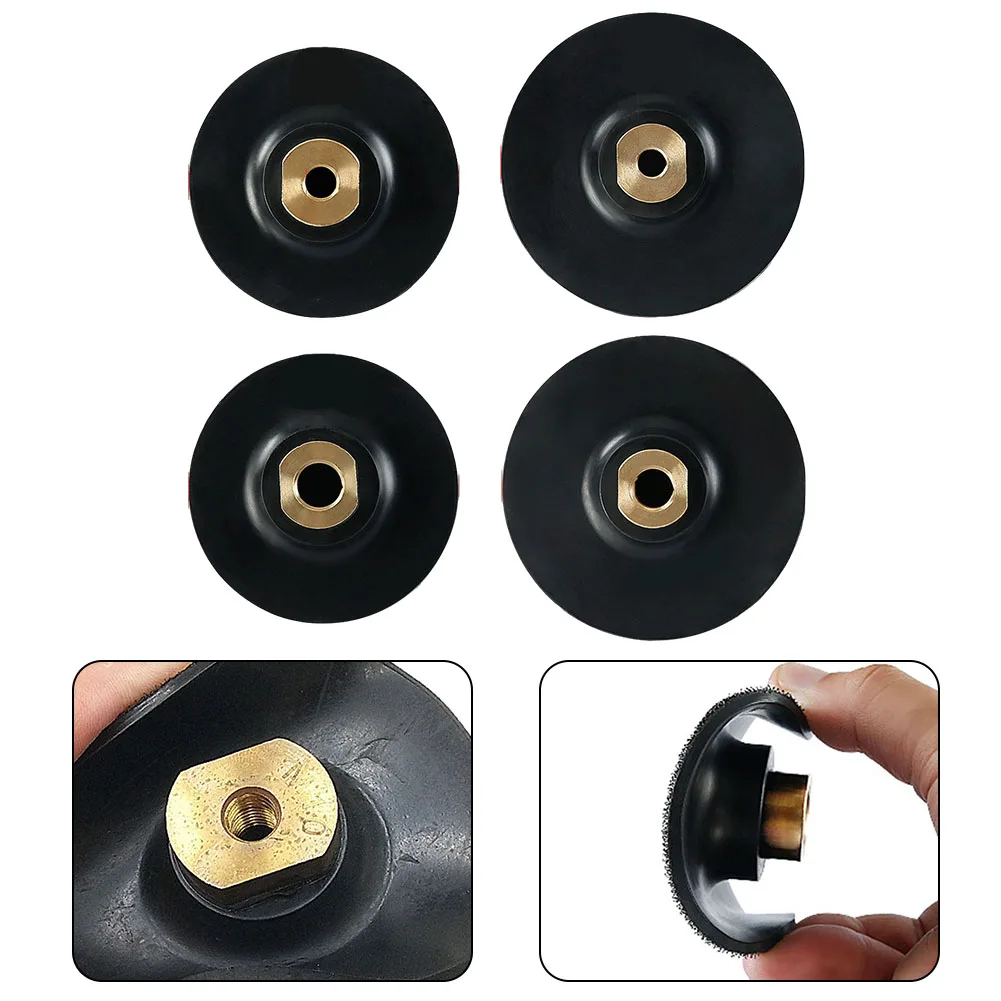 

Rubber Backing Pad Polishing Grinding Disc Holder For Angle Grinder M10 M14 Abrasive Self-adhesive Grinding Disc Backing Pad