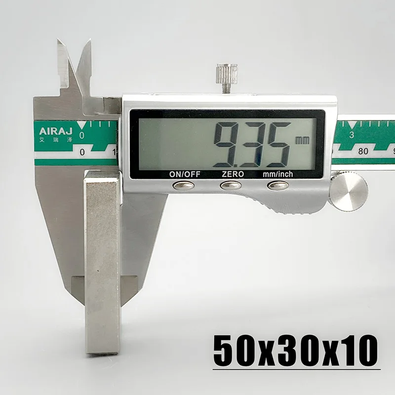 1/2/3 шт. 50x30x10 неодимовый магнит 50 мм x 30 10 N35 NdFeB Блок сверхмощный сильный постоянный