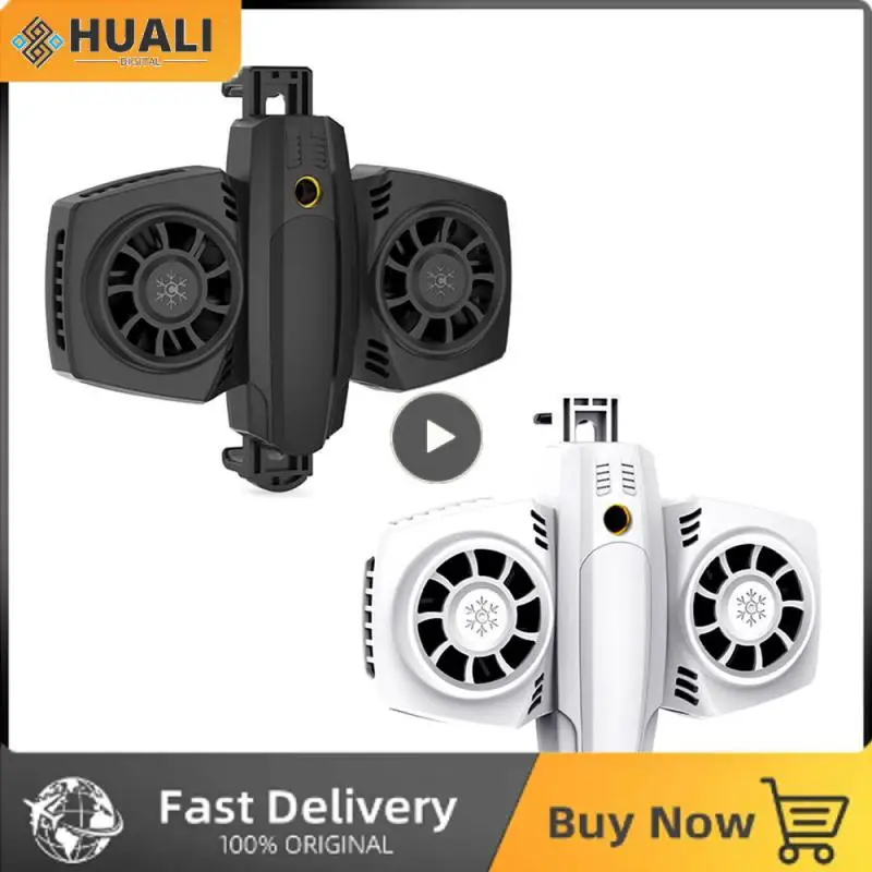 

Портативный охлаждающий артефакт, телефон с радиатором и двойным вентилятором, игровой мобильный охлаждающий вентилятор для Iphone/samsung, регулируемый