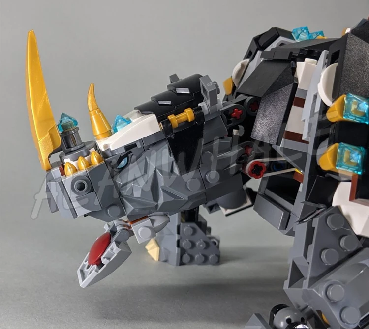 616 шт. Zane's Mino Creature носорог кубики Spinner защитные диски 11554 строительные блоки