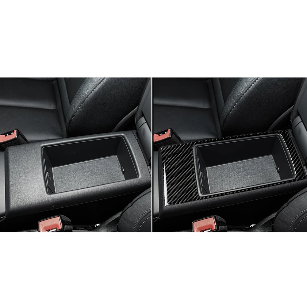 

Garden Indoor Armrest Cover Trim Car Trim Parts Paste Use Replacements 1 Pc Accessories Carbon Fiber Fashionable