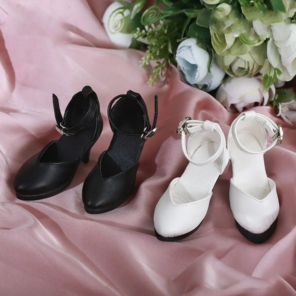 

New Differents Color 3 Styles PU Leather Doll Princess Shoes Play House Accessories 1/3 Doll Boots Doll Fabric Shoes