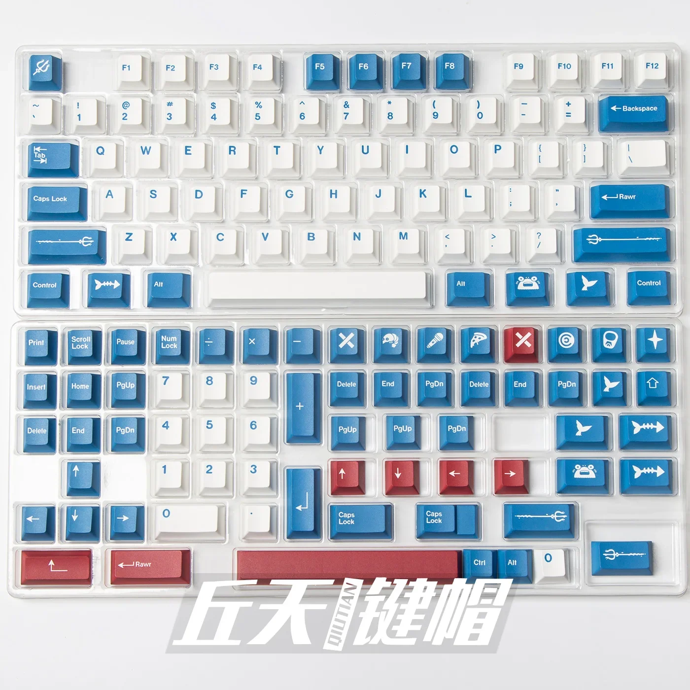 Фото Механическая клавиатура GMK Ao Ao Keycap, оригинальная IKBC Dahu 61, 68, 87, 104, 108 №3