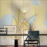 custom 3d mural wallpaper nordic plantain coconut leaves plant background wall decorative painting wallpaper for bedroom walls