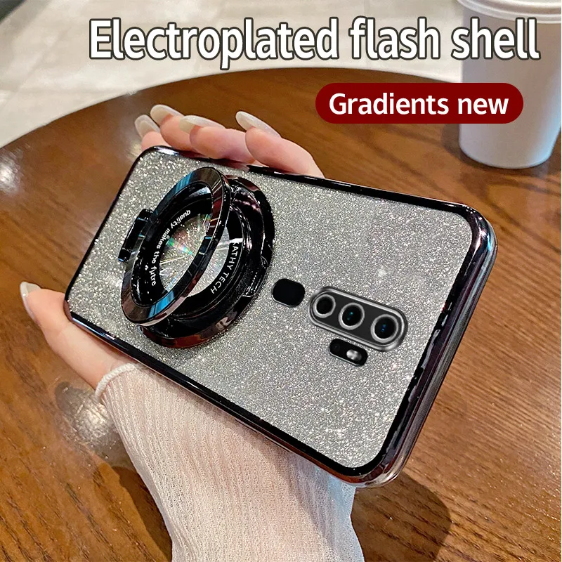 Чехол для OPPO A5 2020 cph830 гальваническое покрытие Мягкая Блестящая задняя крышка