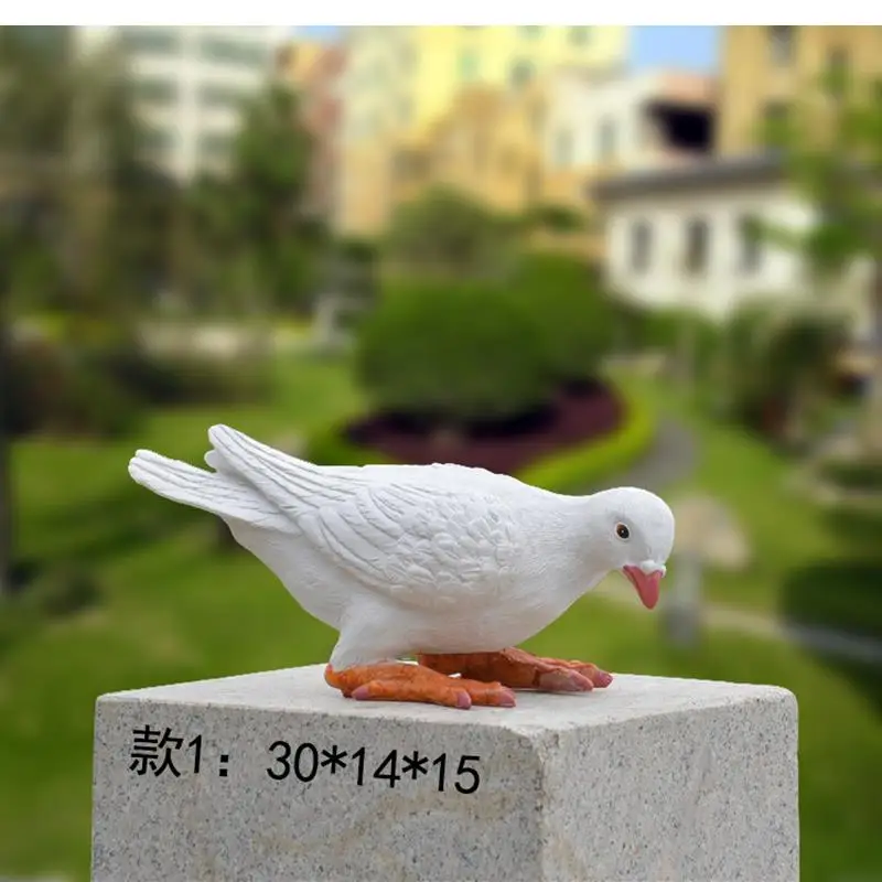 Украшение двора вилла балкон сад макет имитация животного общественный парк