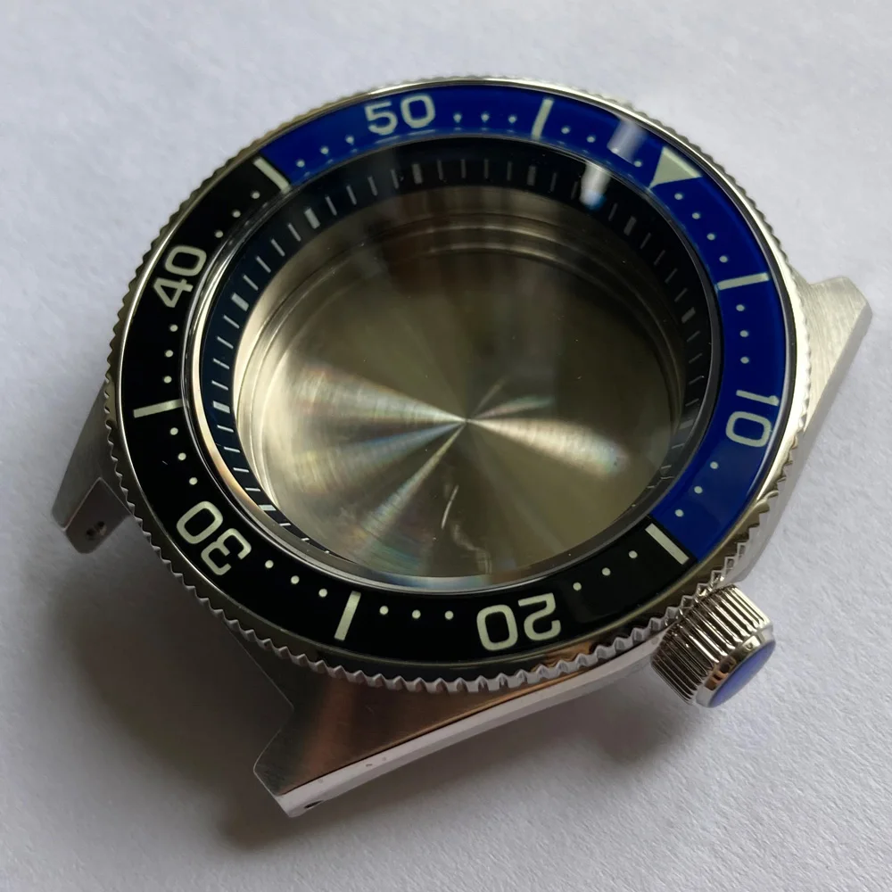 Solid 42.6mm Stainless Steel SBDC053 62Mas Diver Watch Case Black Blue Luminous Insert Sapphire Fit NH35/36 Movement