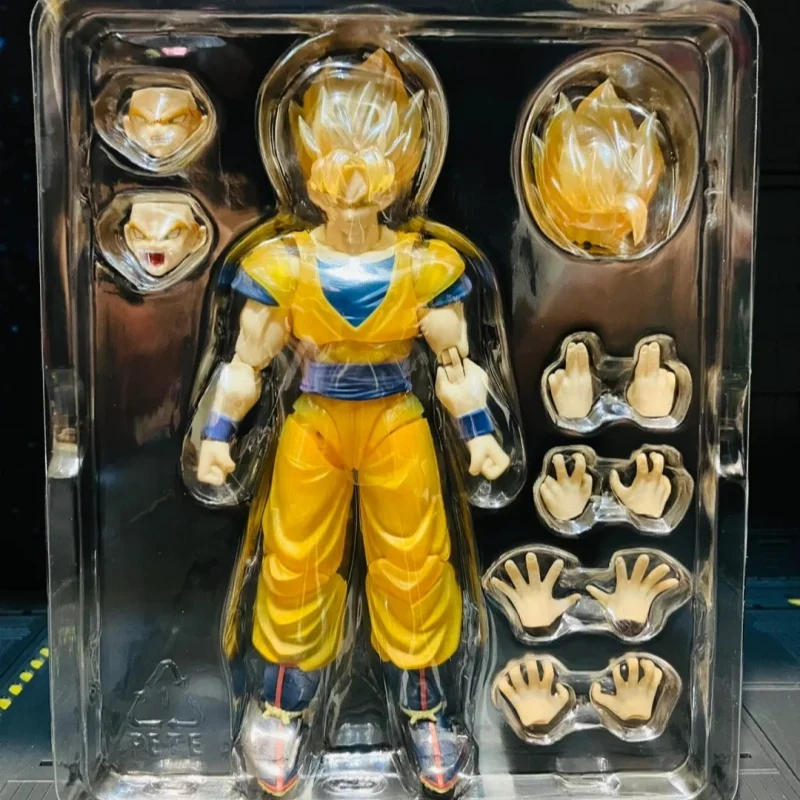 Bandai Dragon Ball Z Tamashii Nations Store S.H.Figuarts Super Saiyan Son Goku Модель солдата Игрушка в подарок