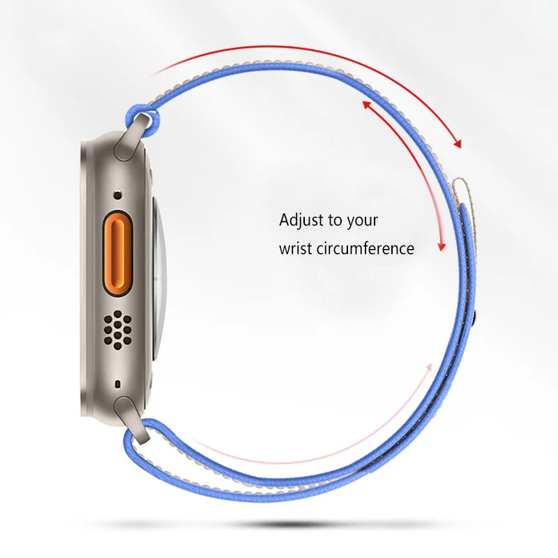 Trail Loop Strap For Apple Watch Ultra 49mm 44mm 40mm 41mm 42mm 38 45mm correa bracelet iWatch series 8 7 6 5 se 3 45mm 44 band
