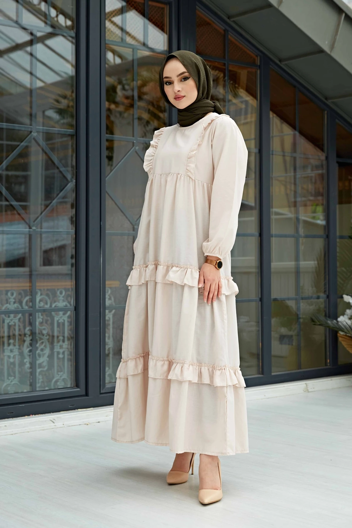 Dress women's dresses 2021 kaftan abaya long Muslim evening dresses hijab abayas Turkish Hijab Party Casual women clothes