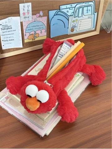 KOQZM Красный плюшевый пенал