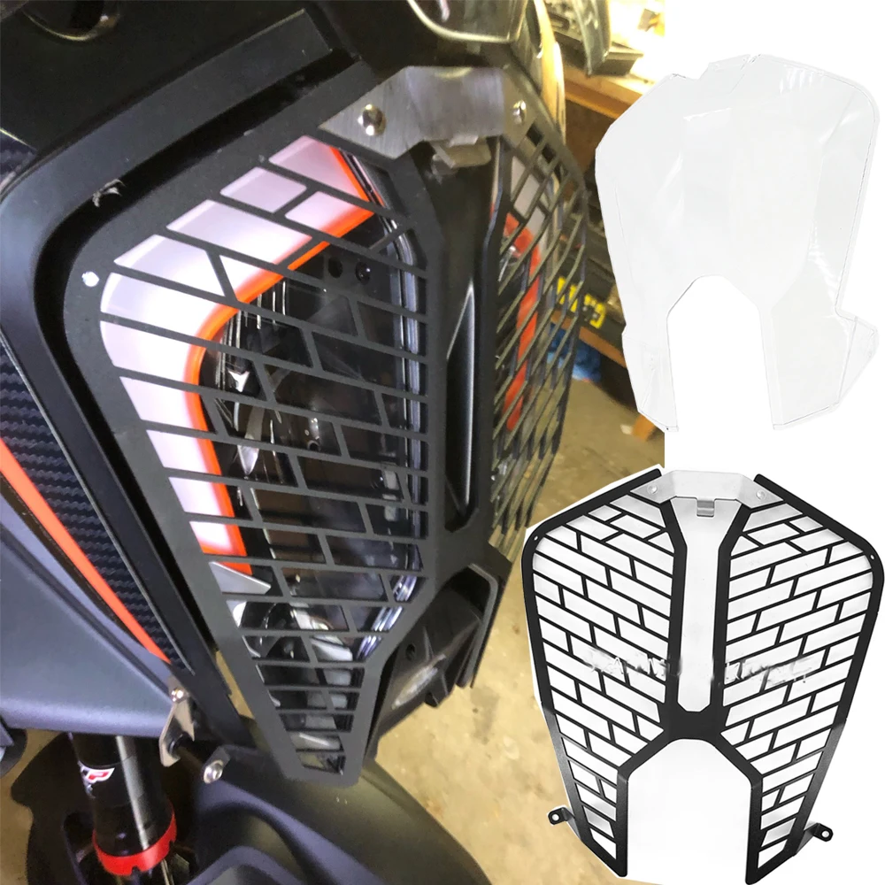 

Аксессуары для мотоциклов KTM 1290 Super Adventure ADV S R, защита фар, защитная крышка, решетка, налобный фонарь, гриль 2021 2022 2023