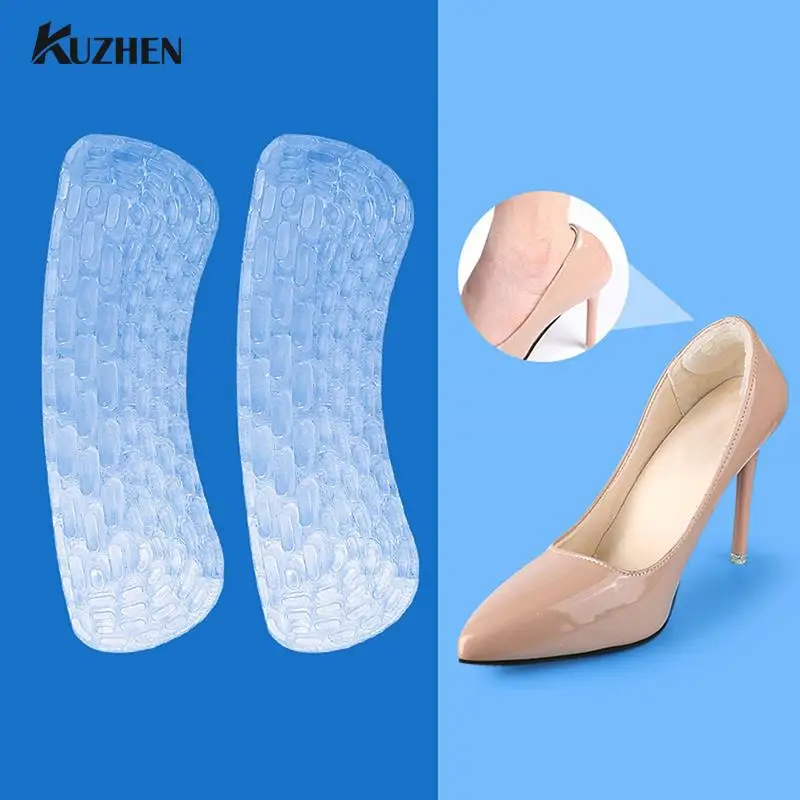 

Upgrade Silicone Heel Stickers Heels Grips for Women Men Anti Slip Heel Cushions Non-Slip Inserts Pads Foot Heel Care Protector