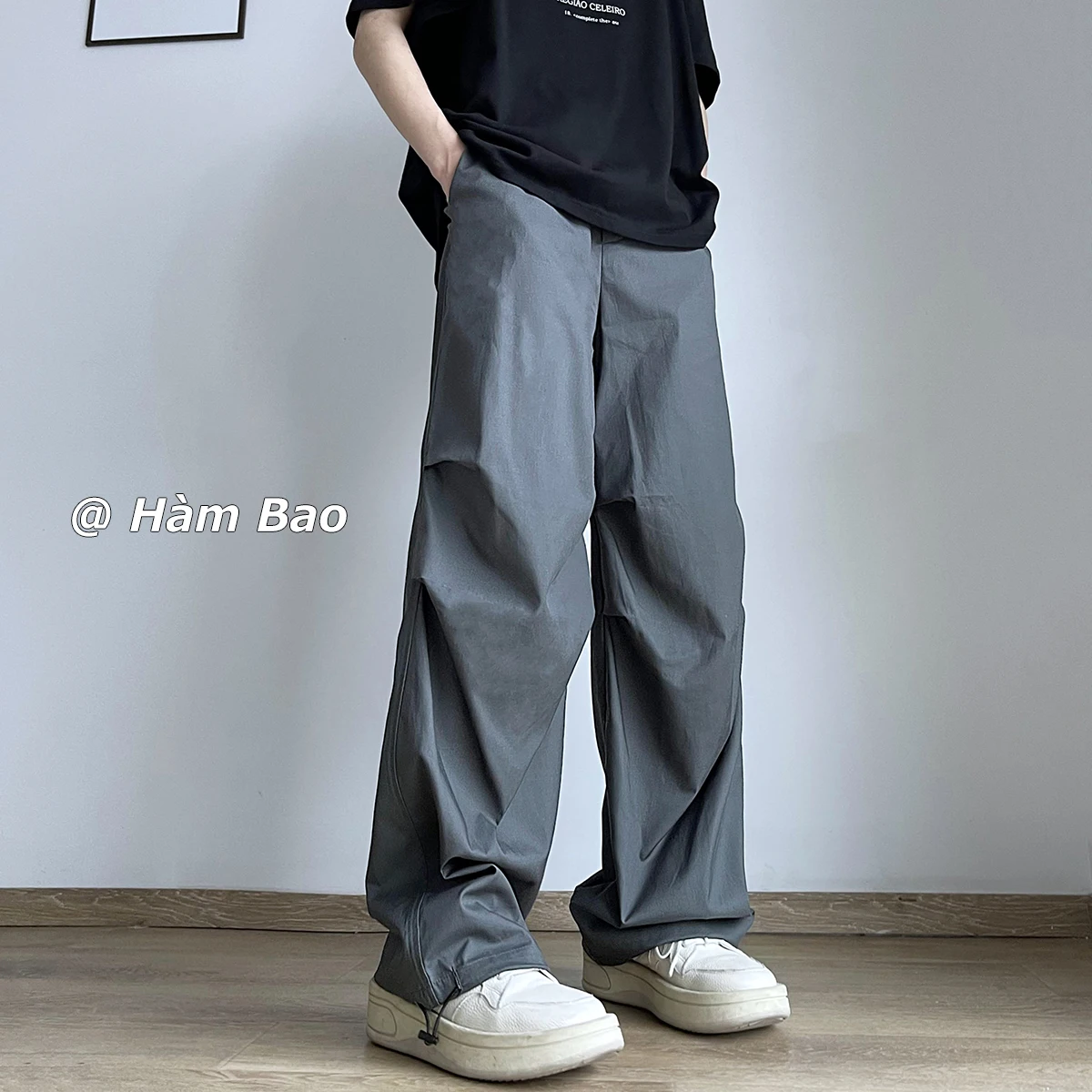 

Брюки-карго LAPPSTER мужские мешковатые, уличная одежда Y2k, модные джоггеры с карманами в стиле Харадзюку, винтажные спортивные штаны с широкими штанинами