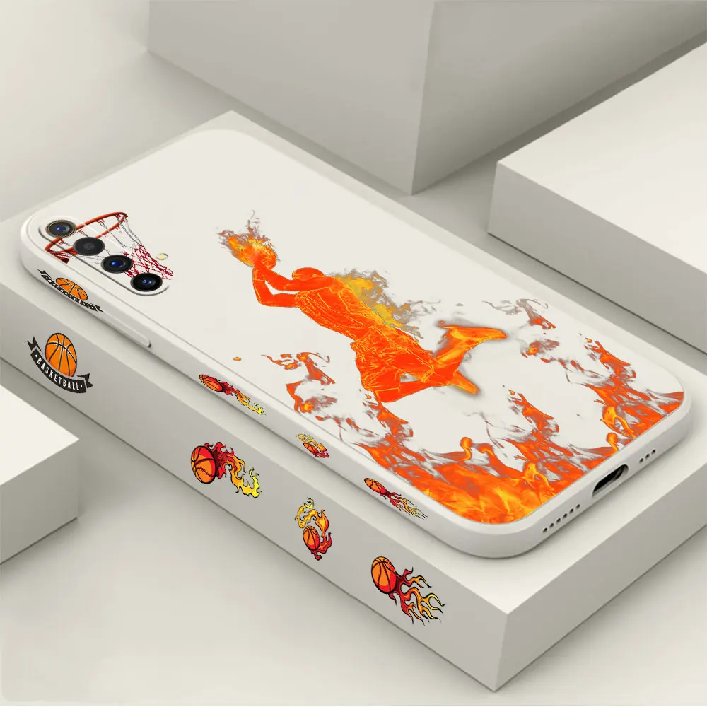 

Wild Dunk Basketball Fire Case For OPPO FIND X6 X5 X3 X2 RENO 7Z 6 5F 5Z 4 4Z ACE 2 7 5 6Z 4F 2F Realme X50 X7 Pro Lite 5G Cover
