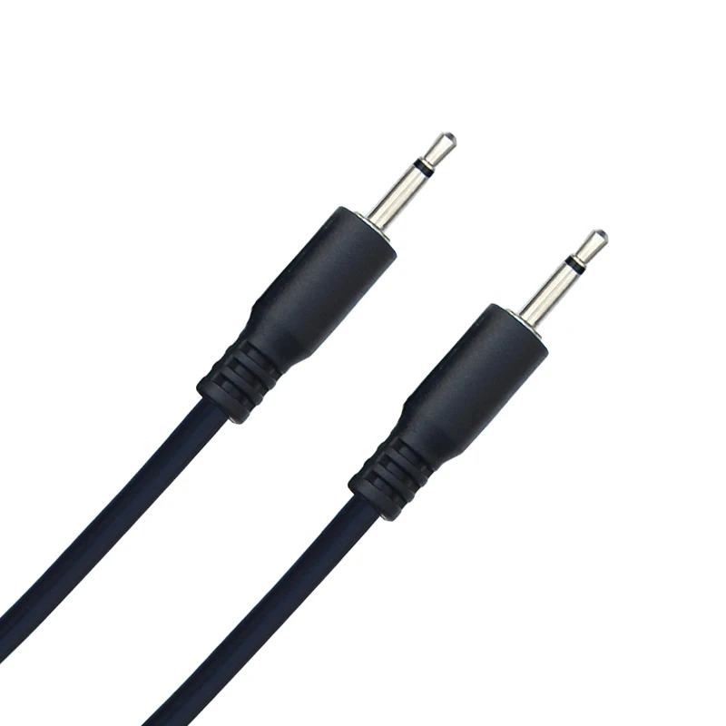 2.5mm Mono Male to Male Plug Audio Cable  2 Pole AUX Cable 1.8m