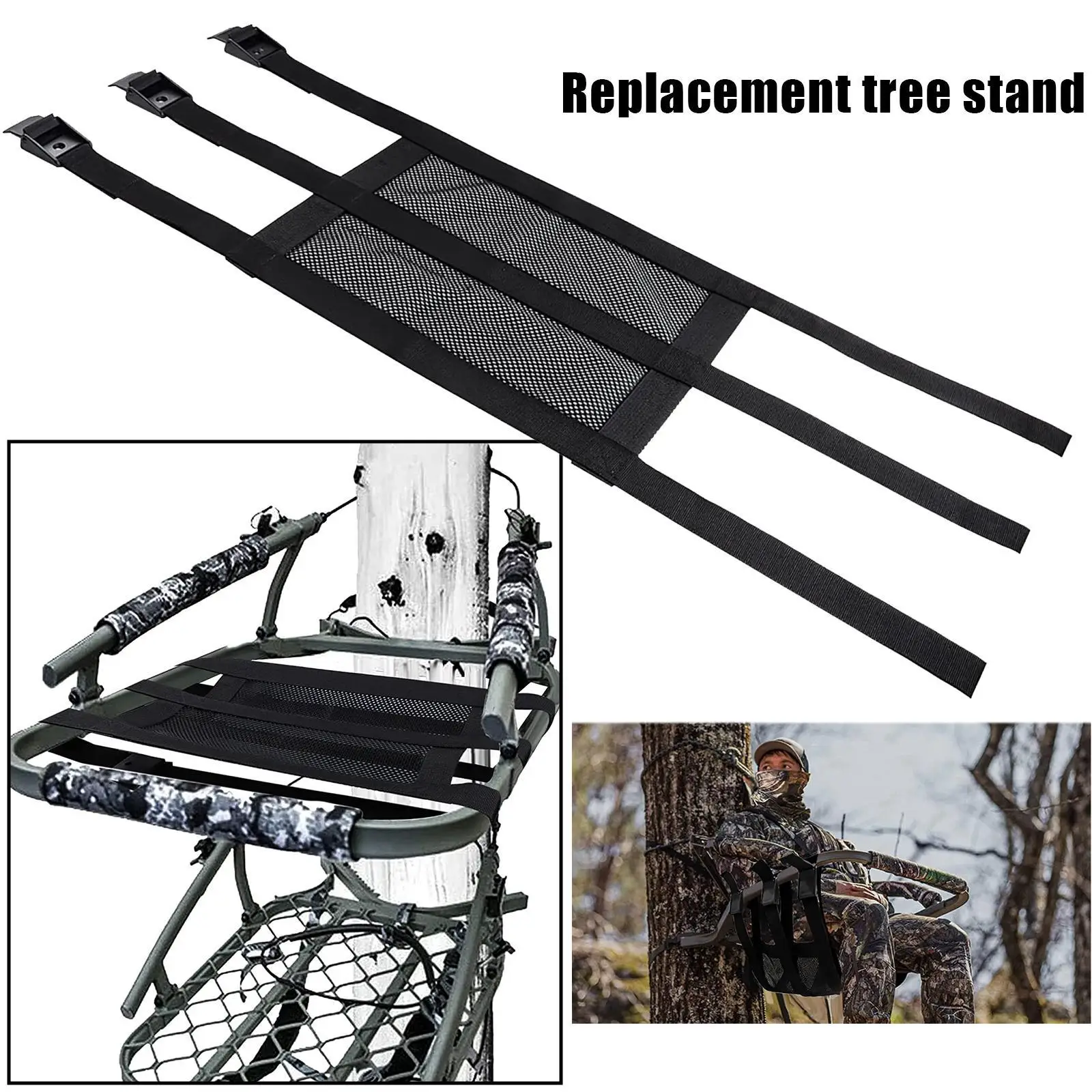 Купи Universal Replacement Tree Seat Bracket 63.8" x 11.8" Adjustable Tree Ladder Brackets Lock on Tree Stands Hunting Accessories за 860 рублей в магазине AliExpress