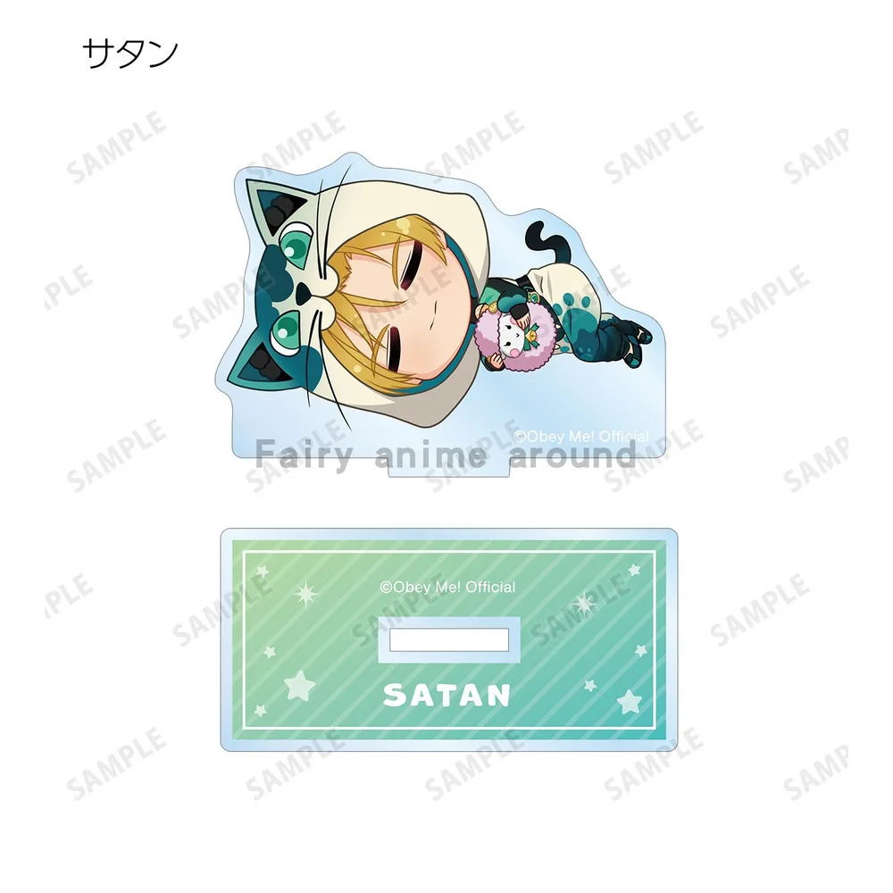 Игра 2-Obey Me аниме Belphegor Люцифер Мамон Левиафан Асмодус Вельзеуб акриловая